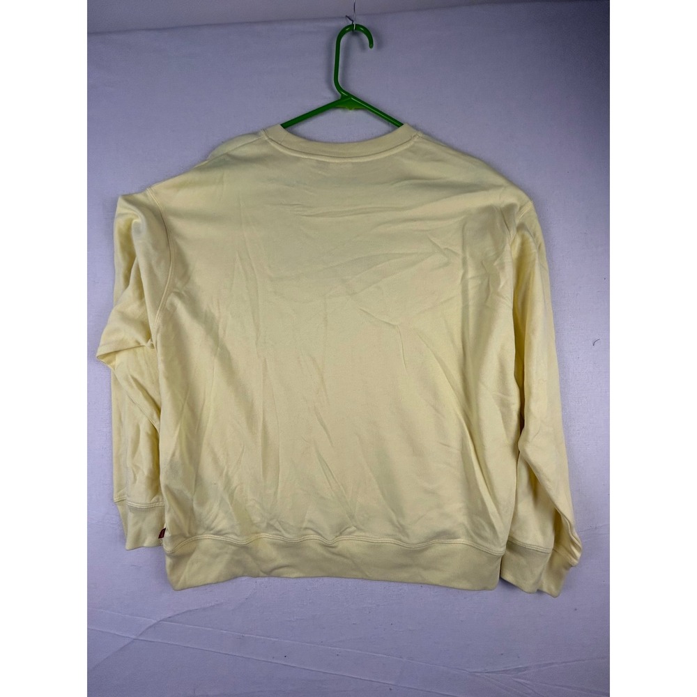 Levis Mens XL Yellow Checkered Batwing Graphic Crewneck Sweatshirt 18686-0196 - Picture 8 of 10